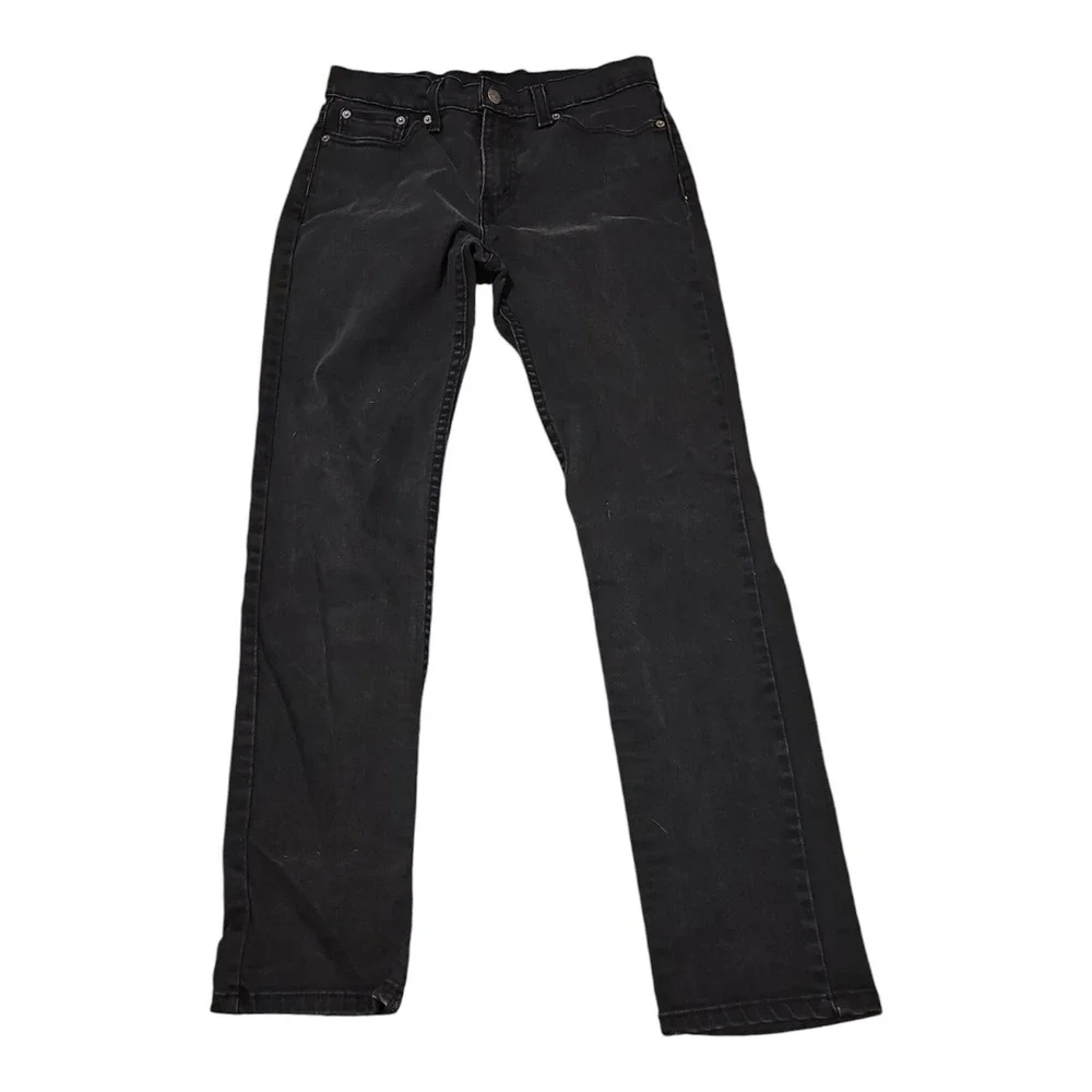 Levis Mens Black 511 Performance Slim Straight Stretch Denim Jeans‎ Size 29x30